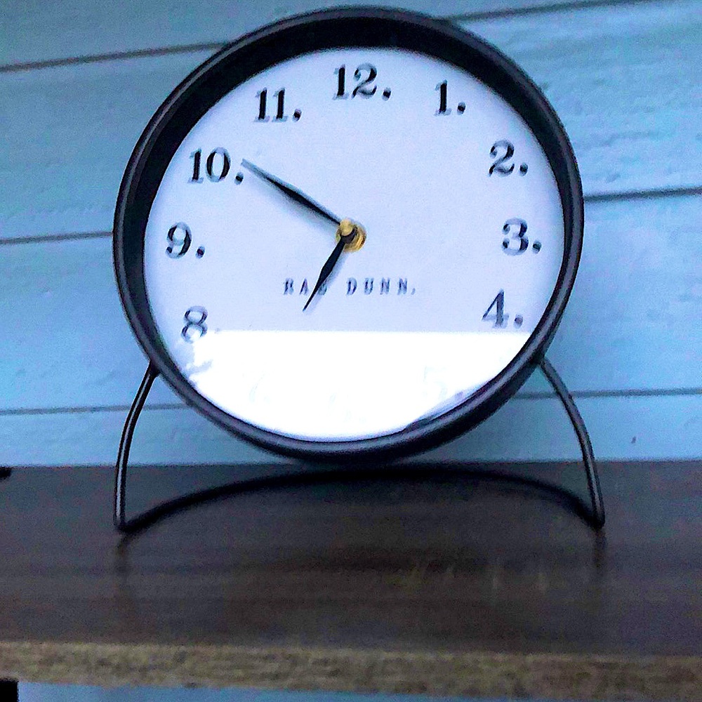 RAE DUNN decorative stand alone clock